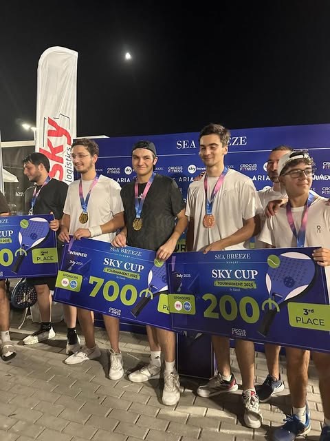 Sky Padel Club tournament winners